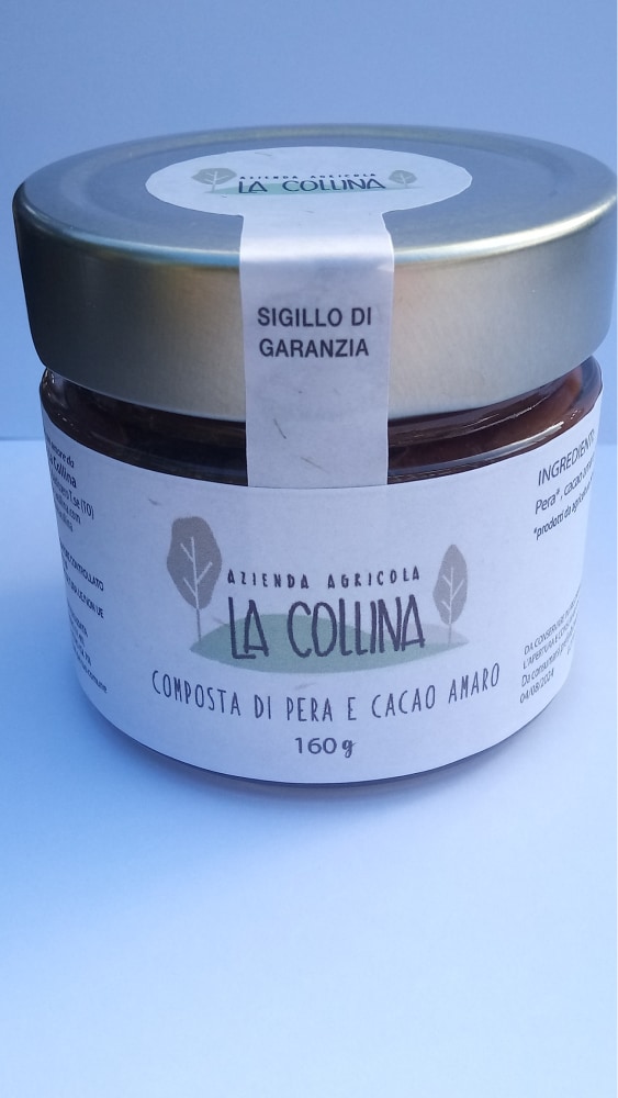 Composta di pere e cacao amaro